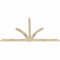 Ekena Millwork Redmond Rough Sawn Timber Gable Bracket, Douglas Fir, 96"W x 56"H x 2"D x 4"F, 14/12 Pitch GBW096X56X0204RED00RDF - alternate 3